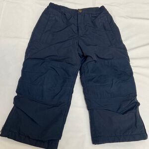 Lands' End Kids Blue Grow A Longs Snow Pants Iron Knee Grow-a-Long Size 4